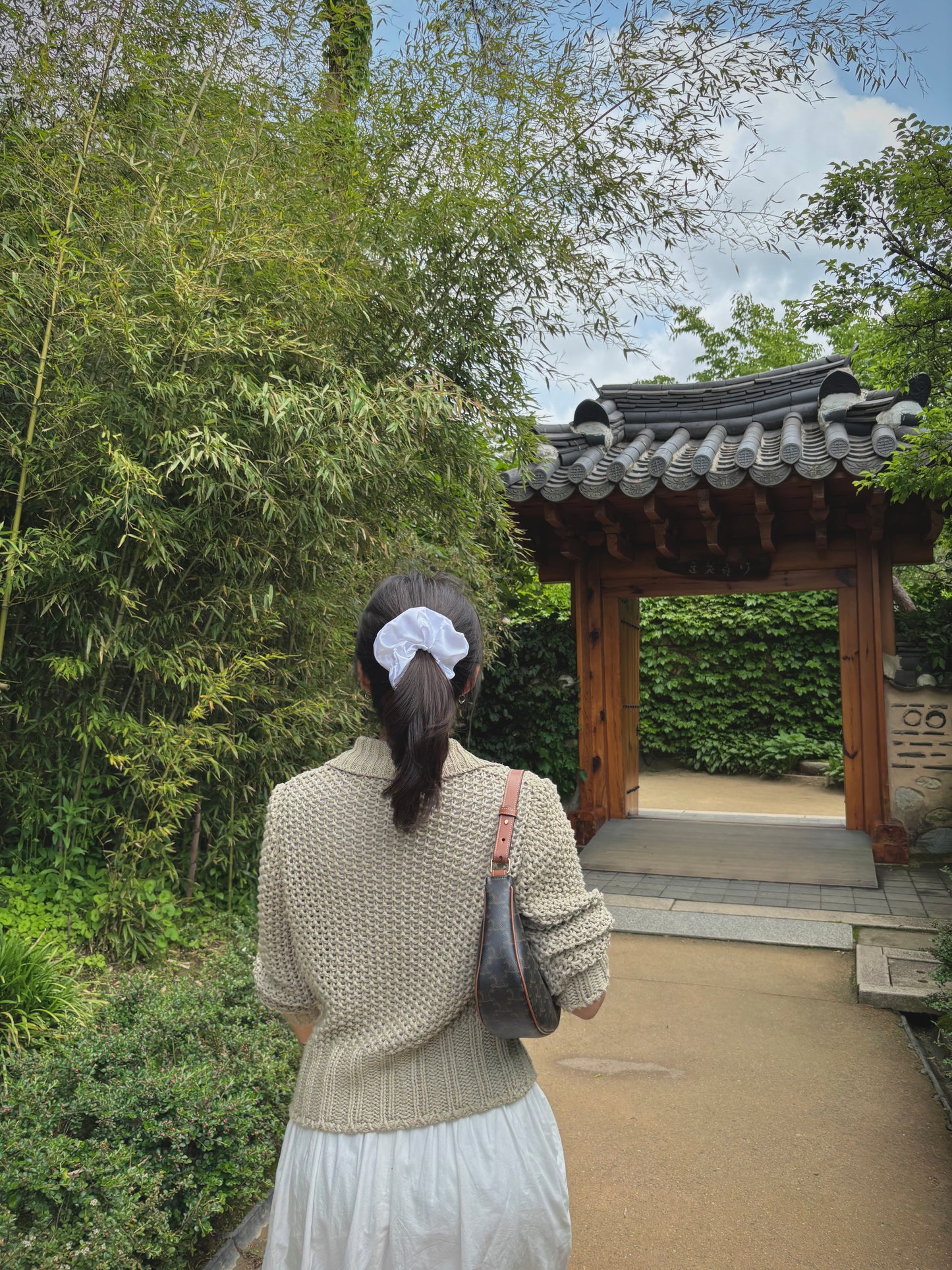 Noon(Snow) Hanbok Scrunchie