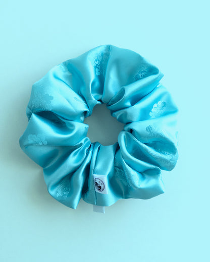 Ocean Hanbok Scrunchie