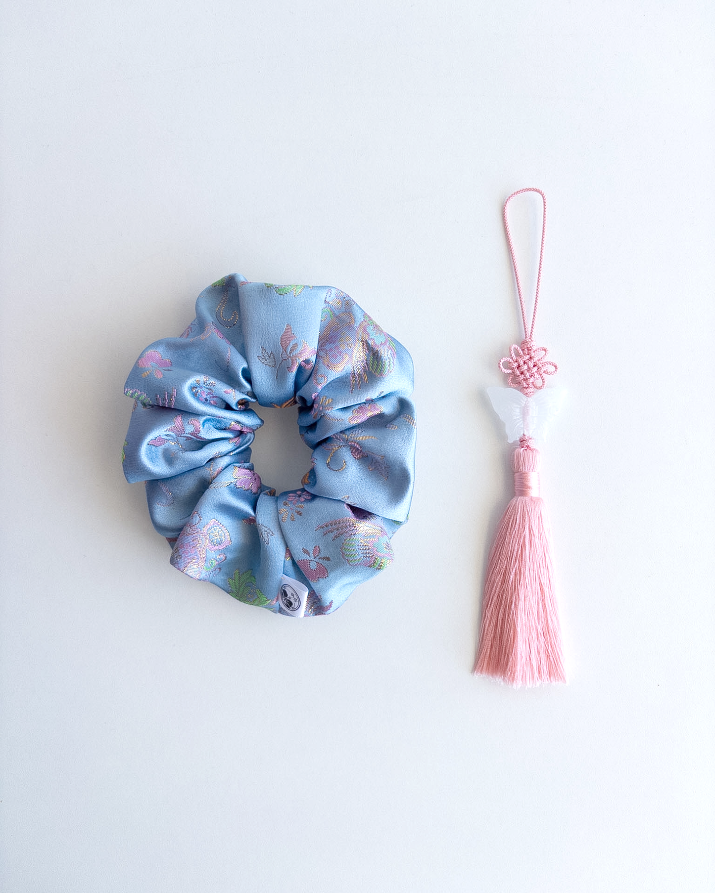 Haneul(Sky) Hanbok Scrunchie
