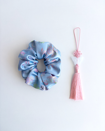 Haneul(Sky) Hanbok Scrunchie