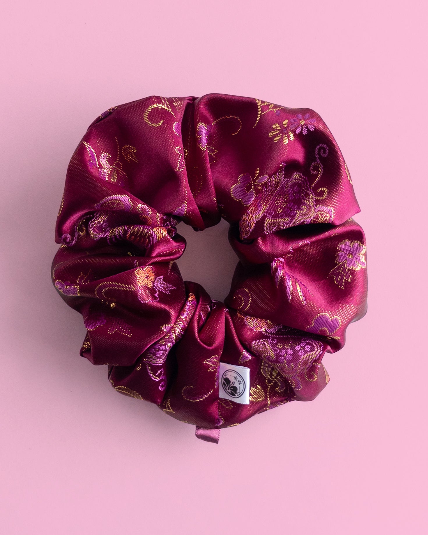 Korean style Gaeul hanbok scrunchie