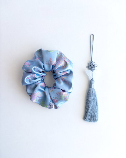 Haneul(Sky) Hanbok Scrunchie