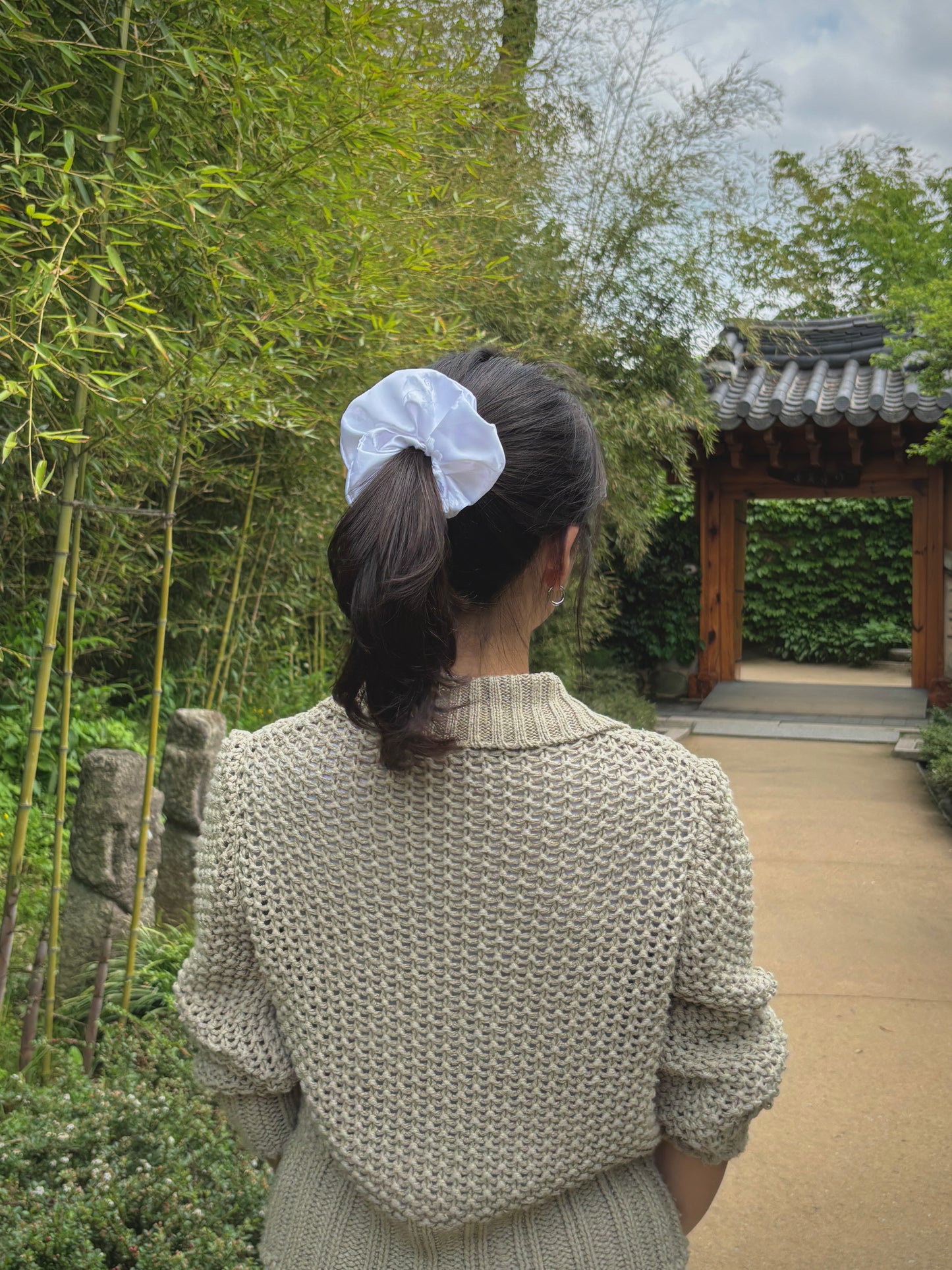 Noon(Snow) Hanbok Scrunchie
