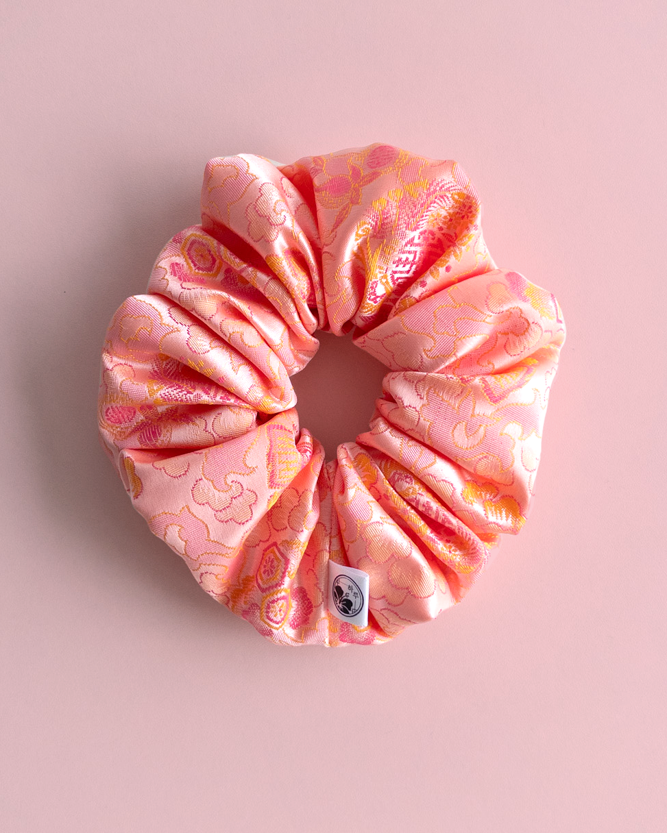 Kkot-gureum(Flower Clouds) Hanbok Scrunchie