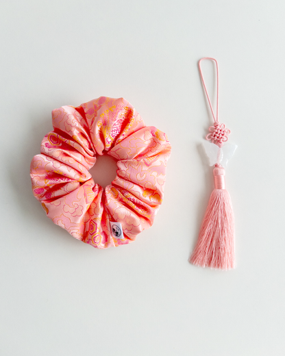 Kkot-gureum(Flower Clouds) Hanbok Scrunchie